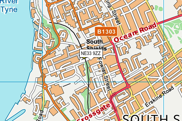 NE33 9ZZ map - OS VectorMap District (Ordnance Survey) NE33 9ZZ map - OS VectorMap District (Ordnance Survey)