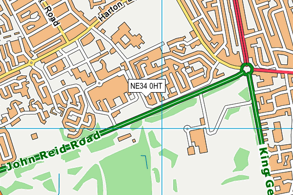 NE34 0HT map - OS VectorMap District (Ordnance Survey) NE34 0HT map - OS VectorMap District (Ordnance Survey)