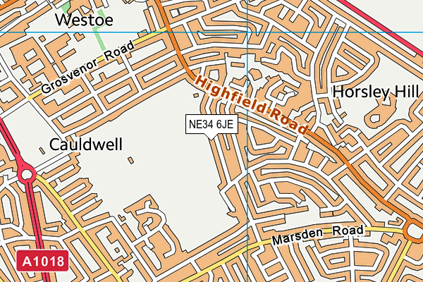 NE34 6JE map - OS VectorMap District (Ordnance Survey) NE34 6JE map - OS VectorMap District (Ordnance Survey)