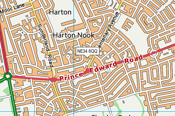 NE34 6QQ map - OS VectorMap District (Ordnance Survey) NE34 6QQ map - OS VectorMap District (Ordnance Survey)
