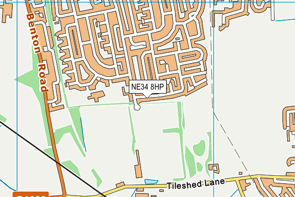 NE34 8HP map - OS VectorMap District (Ordnance Survey) NE34 8HP map - OS VectorMap District (Ordnance Survey)