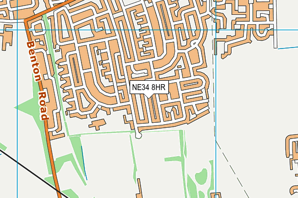 NE34 8HR map - OS VectorMap District (Ordnance Survey) NE34 8HR map - OS VectorMap District (Ordnance Survey)