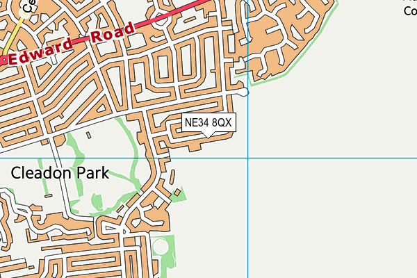 NE34 8QX map - OS VectorMap District (Ordnance Survey) NE34 8QX map - OS VectorMap District (Ordnance Survey)