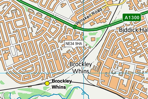 NE34 9HA map - OS VectorMap District (Ordnance Survey) NE34 9HA map - OS VectorMap District (Ordnance Survey)