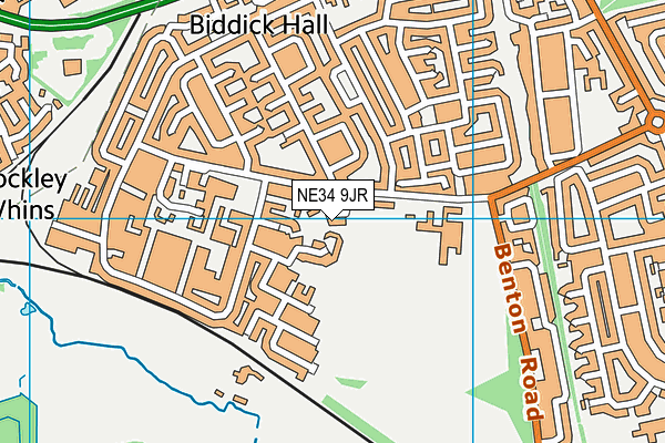 NE34 9JR map - OS VectorMap District (Ordnance Survey) NE34 9JR map - OS VectorMap District (Ordnance Survey)