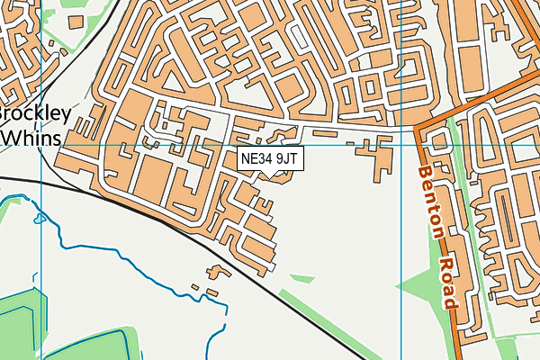 NE34 9JT map - OS VectorMap District (Ordnance Survey) NE34 9JT map - OS VectorMap District (Ordnance Survey)