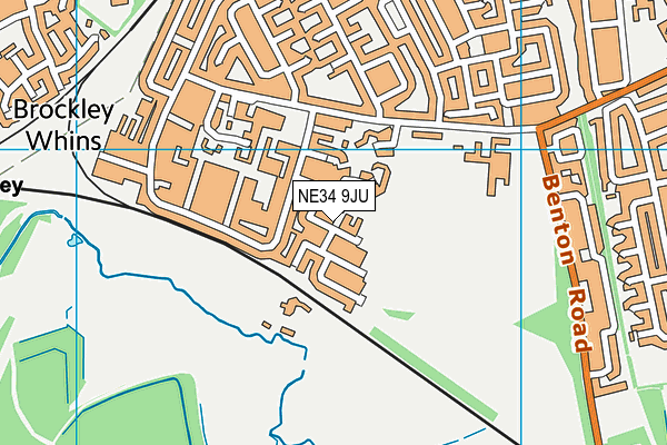 NE34 9JU map - OS VectorMap District (Ordnance Survey) NE34 9JU map - OS VectorMap District (Ordnance Survey)
