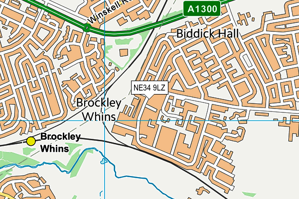 NE34 9LZ map - OS VectorMap District (Ordnance Survey) NE34 9LZ map - OS VectorMap District (Ordnance Survey)