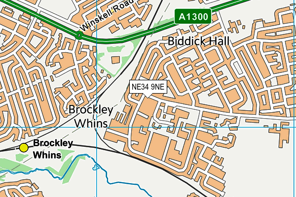 NE34 9NE map - OS VectorMap District (Ordnance Survey) NE34 9NE map - OS VectorMap District (Ordnance Survey)