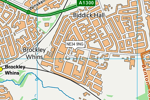 NE34 9NG map - OS VectorMap District (Ordnance Survey) NE34 9NG map - OS VectorMap District (Ordnance Survey)