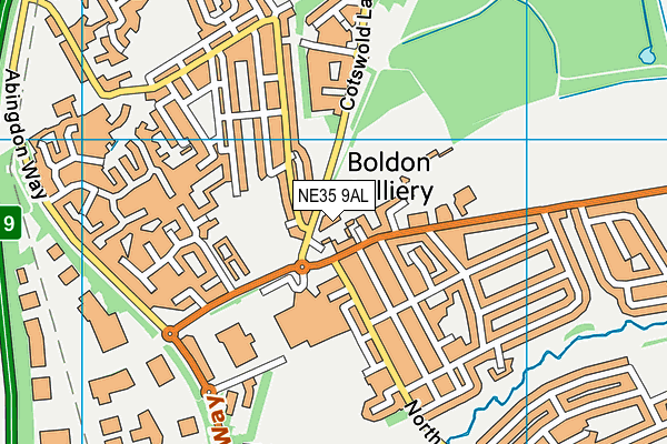 NE35 9AL map - OS VectorMap District (Ordnance Survey) NE35 9AL map - OS VectorMap District (Ordnance Survey)