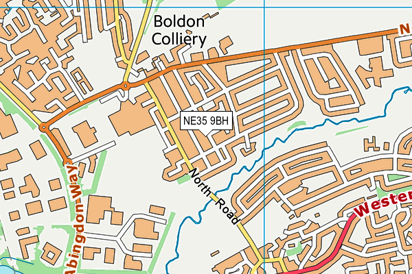 NE35 9BH map - OS VectorMap District (Ordnance Survey)