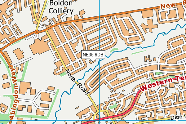 NE35 9DB map - OS VectorMap District (Ordnance Survey) NE35 9DB map - OS VectorMap District (Ordnance Survey)