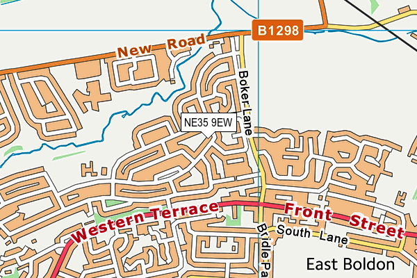NE35 9EW map - OS VectorMap District (Ordnance Survey) NE35 9EW map - OS VectorMap District (Ordnance Survey)
