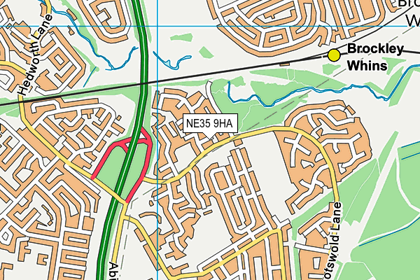 NE35 9HA map - OS VectorMap District (Ordnance Survey) NE35 9HA map - OS VectorMap District (Ordnance Survey)