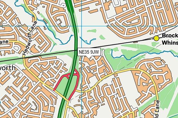 NE35 9JW map - OS VectorMap District (Ordnance Survey) NE35 9JW map - OS VectorMap District (Ordnance Survey)