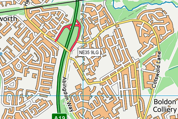 NE35 9LG map - OS VectorMap District (Ordnance Survey) NE35 9LG map - OS VectorMap District (Ordnance Survey)