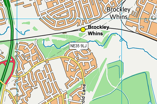 NE35 9LJ map - OS VectorMap District (Ordnance Survey) NE35 9LJ map - OS VectorMap District (Ordnance Survey)