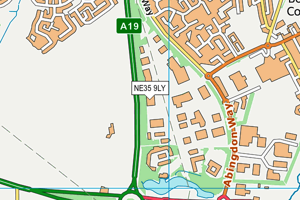 NE35 9LY map - OS VectorMap District (Ordnance Survey) NE35 9LY map - OS VectorMap District (Ordnance Survey)