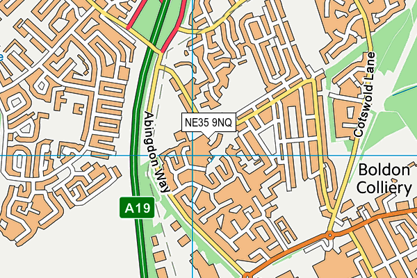 NE35 9NQ map - OS VectorMap District (Ordnance Survey) NE35 9NQ map - OS VectorMap District (Ordnance Survey)