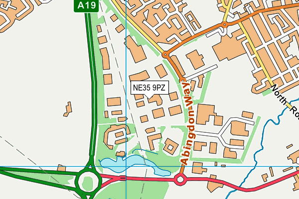 NE35 9PZ map - OS VectorMap District (Ordnance Survey) NE35 9PZ map - OS VectorMap District (Ordnance Survey)