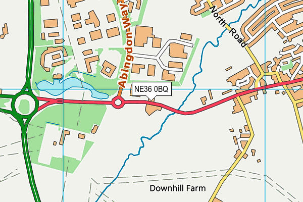 NE36 0BQ map - OS VectorMap District (Ordnance Survey) NE36 0BQ map - OS VectorMap District (Ordnance Survey)