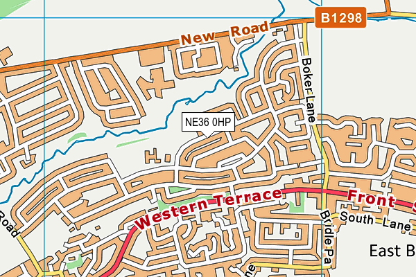 NE36 0HP map - OS VectorMap District (Ordnance Survey) NE36 0HP map - OS VectorMap District (Ordnance Survey)