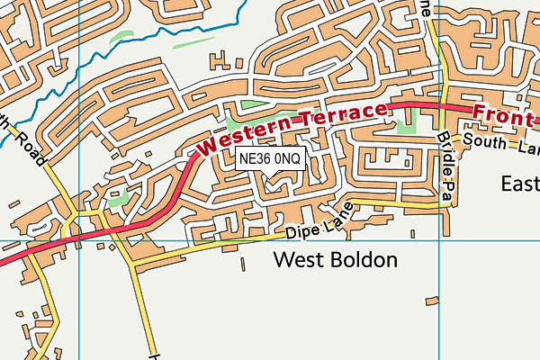 NE36 0NQ map - OS VectorMap District (Ordnance Survey) NE36 0NQ map - OS VectorMap District (Ordnance Survey)