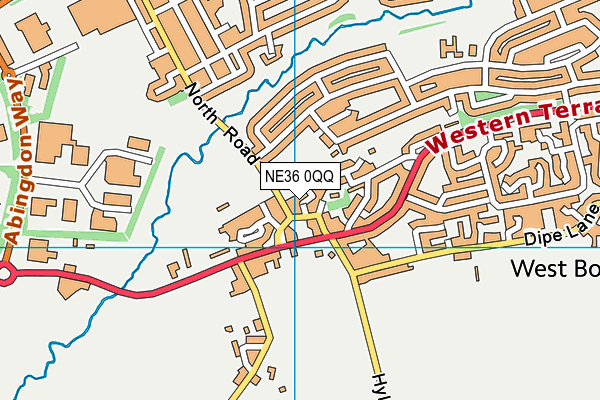NE36 0QQ map - OS VectorMap District (Ordnance Survey) NE36 0QQ map - OS VectorMap District (Ordnance Survey)