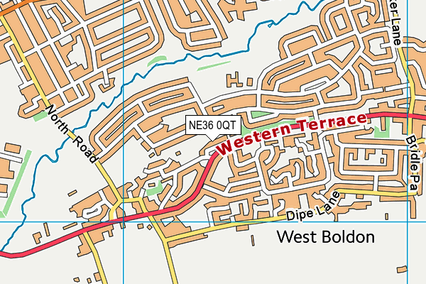 NE36 0QT map - OS VectorMap District (Ordnance Survey) NE36 0QT map - OS VectorMap District (Ordnance Survey)