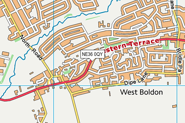 NE36 0QY map - OS VectorMap District (Ordnance Survey) NE36 0QY map - OS VectorMap District (Ordnance Survey)