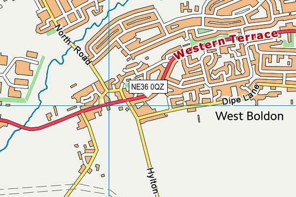 NE36 0QZ map - OS VectorMap District (Ordnance Survey) NE36 0QZ map - OS VectorMap District (Ordnance Survey)