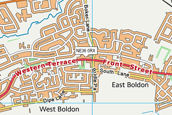 NE36 0RX map - OS VectorMap District (Ordnance Survey) NE36 0RX map - OS VectorMap District (Ordnance Survey)