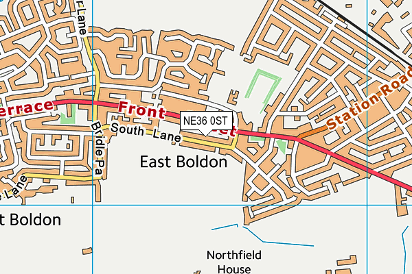 NE36 0ST map - OS VectorMap District (Ordnance Survey) NE36 0ST map - OS VectorMap District (Ordnance Survey)