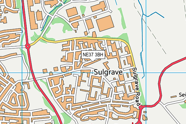NE37 3BH map - OS VectorMap District (Ordnance Survey) NE37 3BH map - OS VectorMap District (Ordnance Survey)
