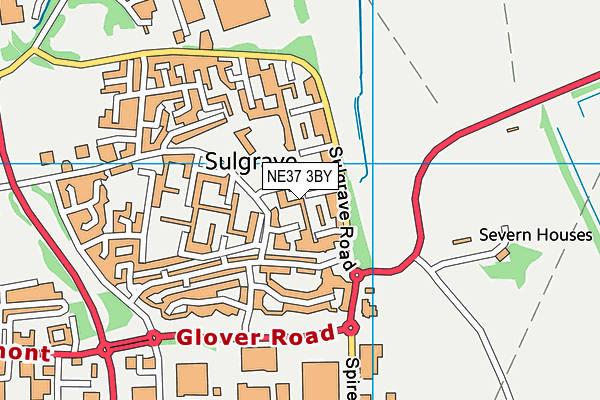 NE37 3BY map - OS VectorMap District (Ordnance Survey) NE37 3BY map - OS VectorMap District (Ordnance Survey)
