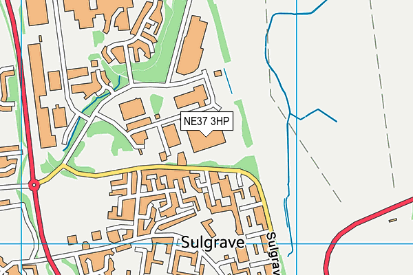 NE37 3HP map - OS VectorMap District (Ordnance Survey) NE37 3HP map - OS VectorMap District (Ordnance Survey)