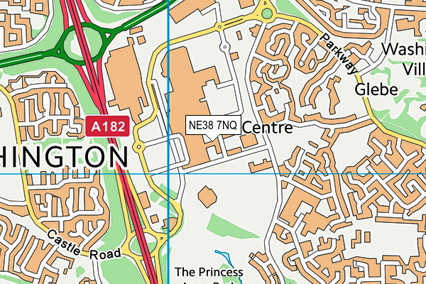 NE38 7NQ map - OS VectorMap District (Ordnance Survey) NE38 7NQ map - OS VectorMap District (Ordnance Survey)