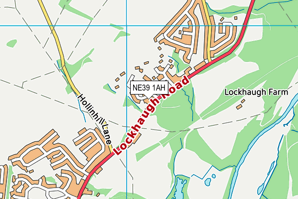 NE39 1AH map - OS VectorMap District (Ordnance Survey) NE39 1AH map - OS VectorMap District (Ordnance Survey)