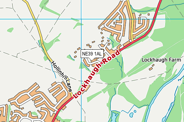 NE39 1AL map - OS VectorMap District (Ordnance Survey) NE39 1AL map - OS VectorMap District (Ordnance Survey)