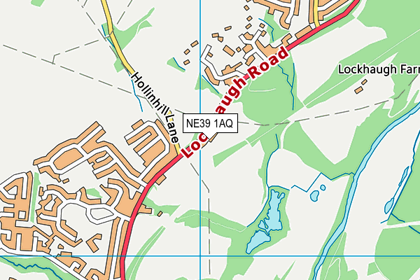 NE39 1AQ map - OS VectorMap District (Ordnance Survey) NE39 1AQ map - OS VectorMap District (Ordnance Survey)