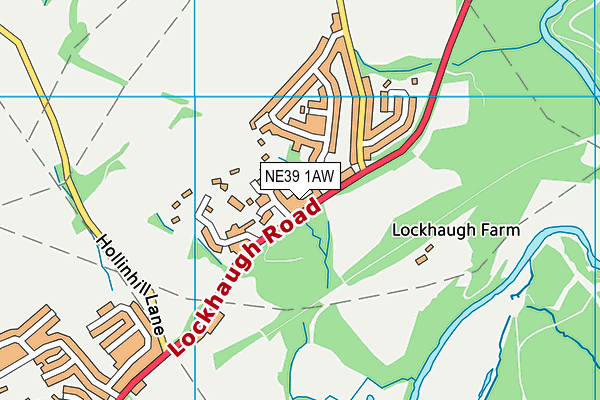 NE39 1AW map - OS VectorMap District (Ordnance Survey) NE39 1AW map - OS VectorMap District (Ordnance Survey)
