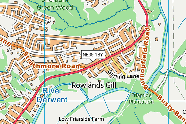 NE39 1BY map - OS VectorMap District (Ordnance Survey) NE39 1BY map - OS VectorMap District (Ordnance Survey)