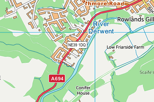 NE39 1DQ map - OS VectorMap District (Ordnance Survey) NE39 1DQ map - OS VectorMap District (Ordnance Survey)