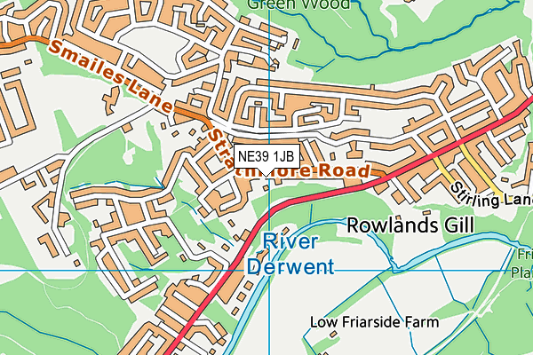 NE39 1JB map - OS VectorMap District (Ordnance Survey) NE39 1JB map - OS VectorMap District (Ordnance Survey)