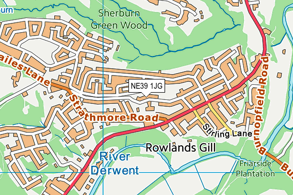 NE39 1JG map - OS VectorMap District (Ordnance Survey) NE39 1JG map - OS VectorMap District (Ordnance Survey)