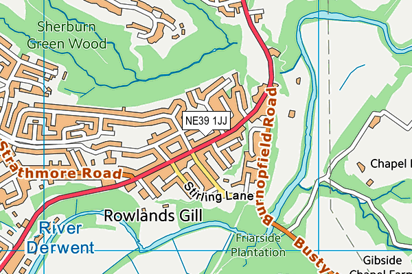 NE39 1JJ map - OS VectorMap District (Ordnance Survey) NE39 1JJ map - OS VectorMap District (Ordnance Survey)