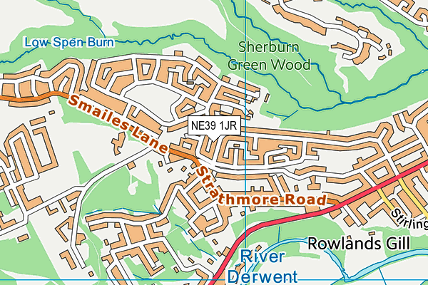 NE39 1JR map - OS VectorMap District (Ordnance Survey) NE39 1JR map - OS VectorMap District (Ordnance Survey)