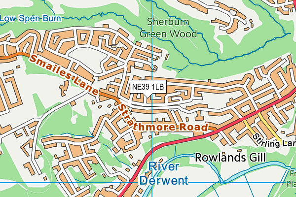 NE39 1LB map - OS VectorMap District (Ordnance Survey) NE39 1LB map - OS VectorMap District (Ordnance Survey)