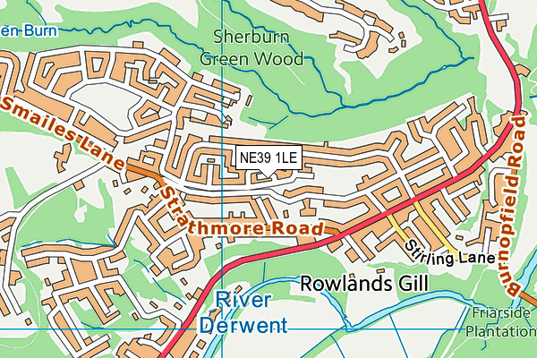 NE39 1LE map - OS VectorMap District (Ordnance Survey) NE39 1LE map - OS VectorMap District (Ordnance Survey)